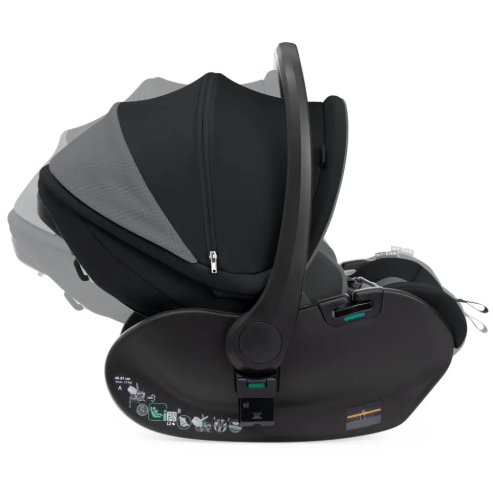 Poussette trio seety + siège auto first seat recline i-size + nacelle seety boston grey
