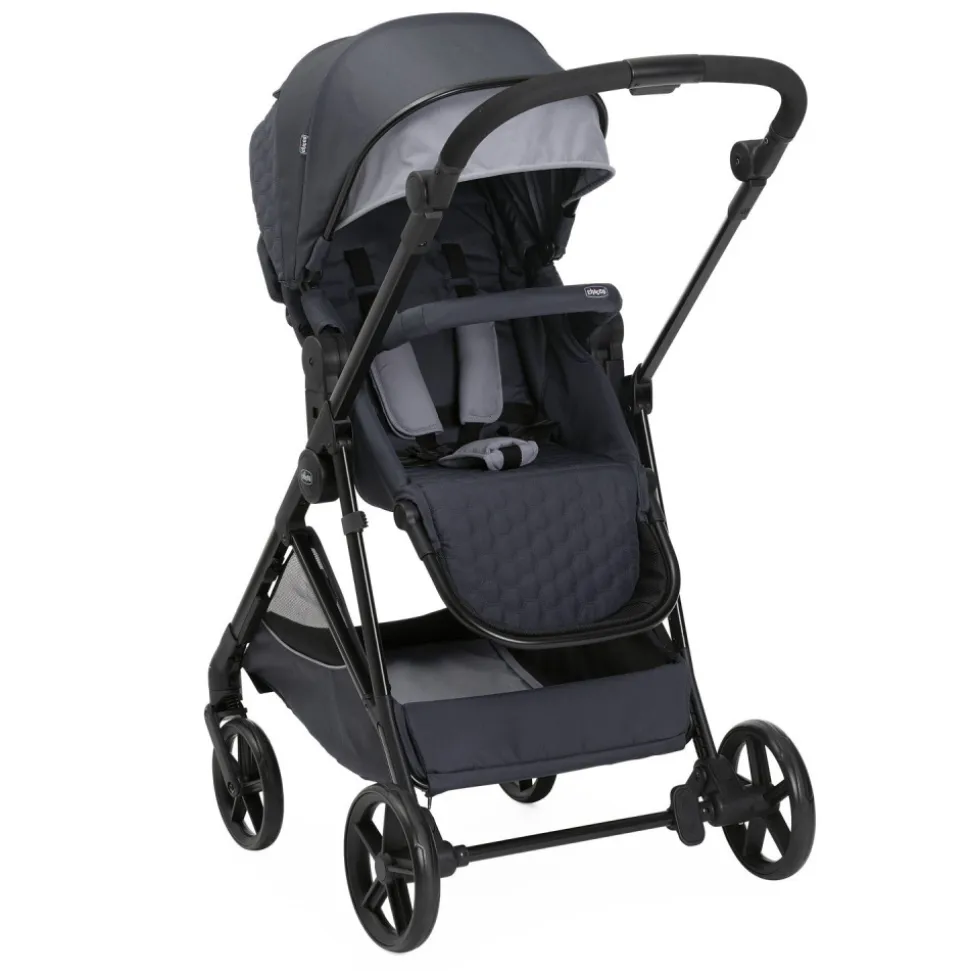 Poussette trio seety + siège auto first seat recline i-size + nacelle seety boston grey