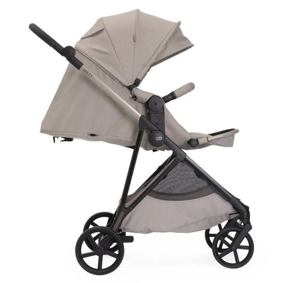 Poussette trio seety2 + siège auto kory + nacelle seety sandshell