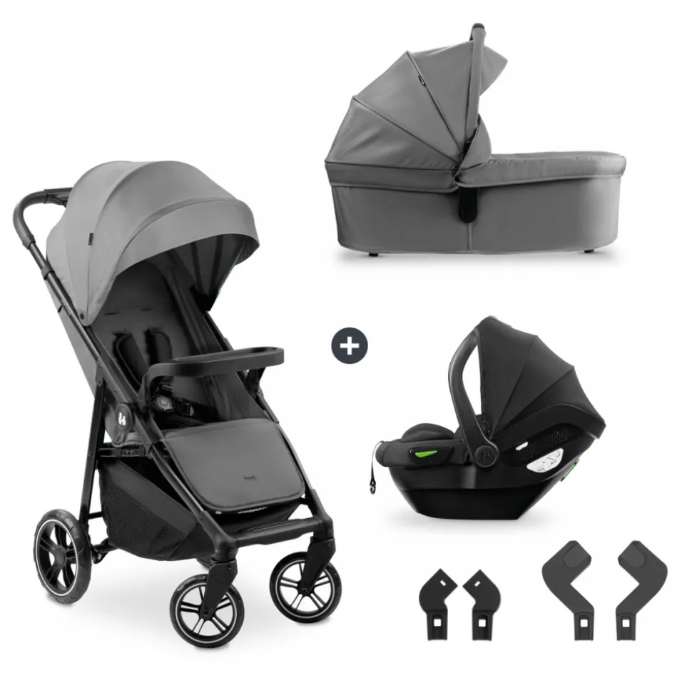 Poussette trio shop n care trio set grey