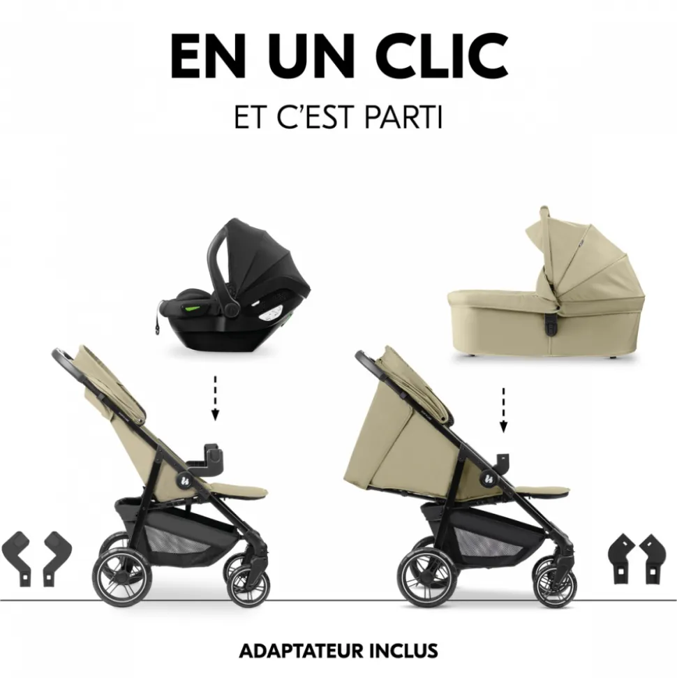 Poussette trio shop n care trio set olive