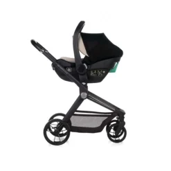 Poussette trio stratos avec nacelle stratos et coque travel carrier be rock