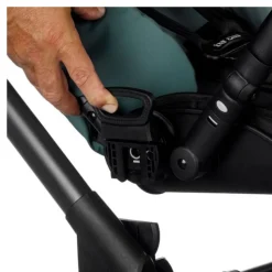Poussette trio stratos avec nacelle stratos et coque travel carrier be teal
