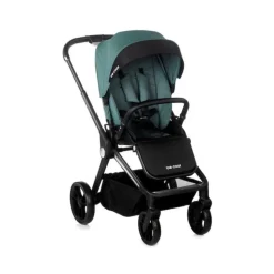 Poussette trio stratos avec nacelle stratos et coque travel carrier be teal