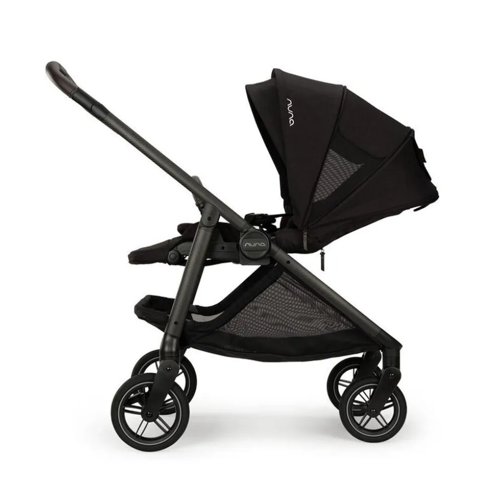 Poussette trio swiv caviar + siège auto pipa urbn caviar + nacelle lytl caviar