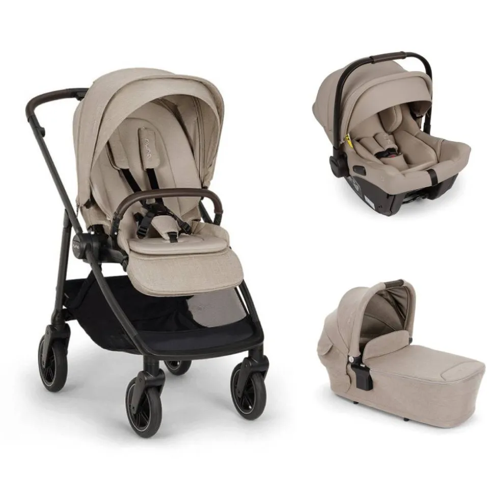 Poussette trio swiv + siège auto pipa urbn + nacelle lytl chateau