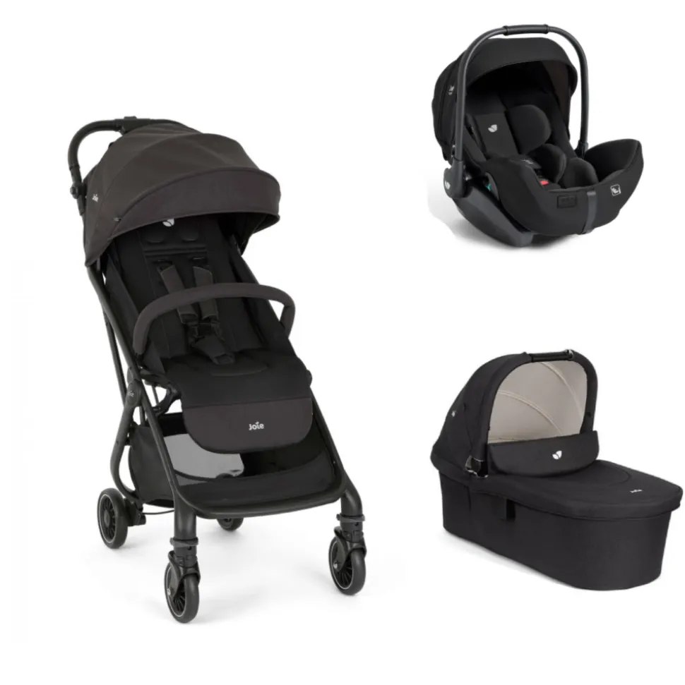 Poussette trio tourist + siège auto i-level pro eclipse + nacelle ramble xl shale noir