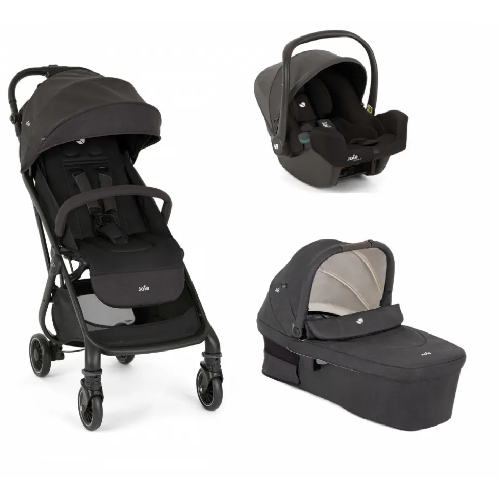 Poussette trio tourist + siège auto i-snug 2 + nacelle ramble xl shale noir