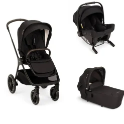 Poussette trio triv lx + siège auto pipa urbn + nacelle lytl caviar