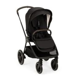 Poussette trio triv lx + siège auto arra flex + nacelle lytl caviar