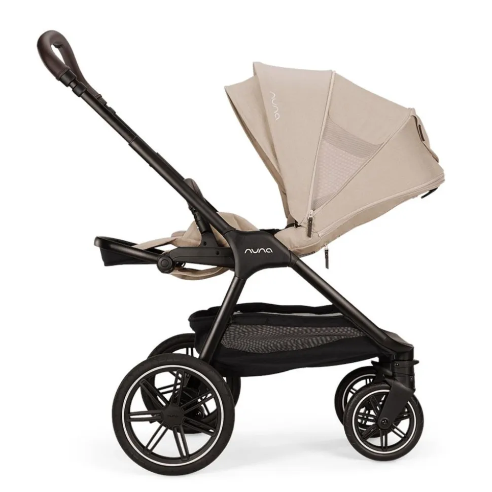 Poussette trio triv lx + siège auto arra flex + nacelle lytl biscotti