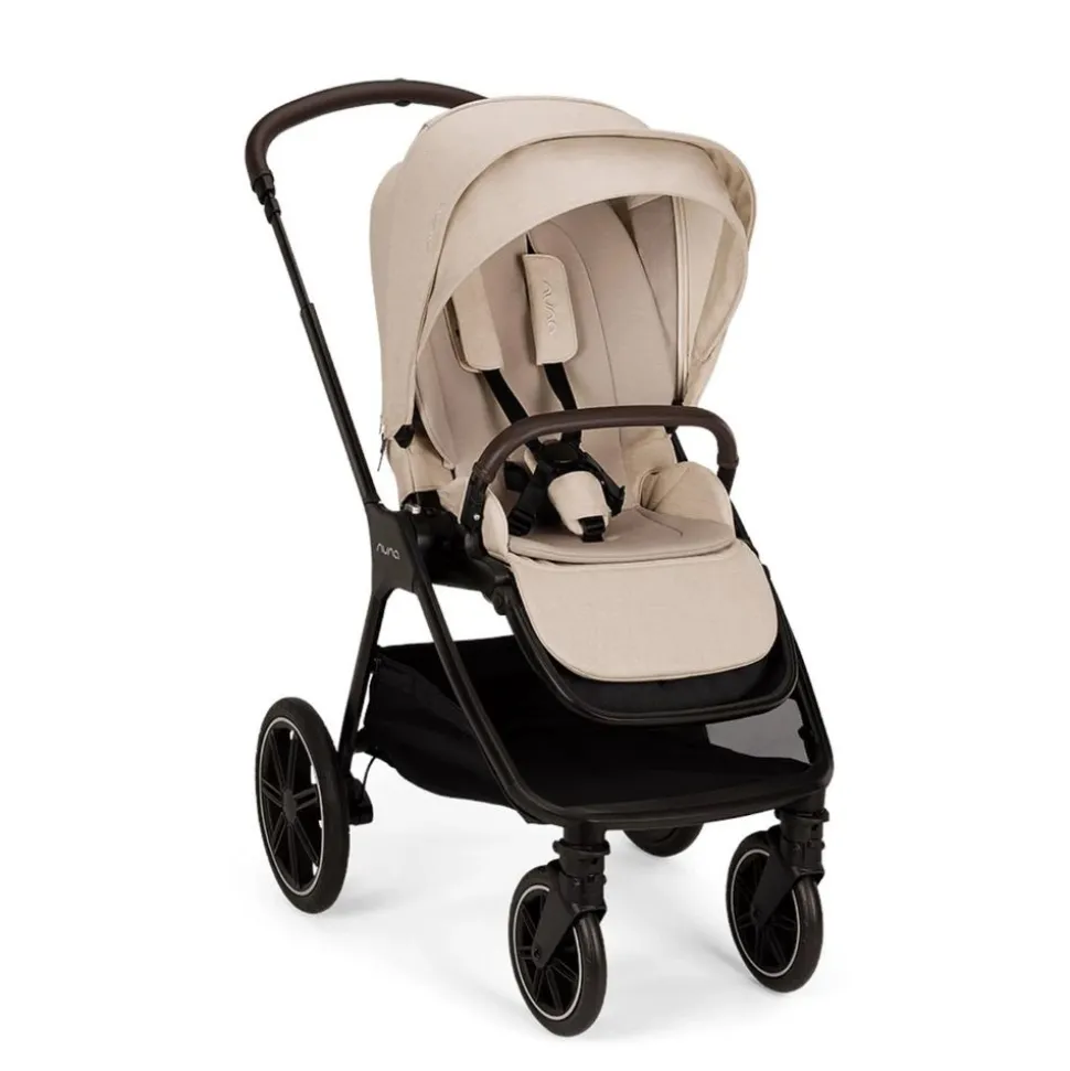 Poussette trio triv lx + siège auto arra flex + nacelle lytl biscotti