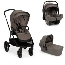 Poussette trio triv lx + siège auto pipa next + nacelle lytl thunder