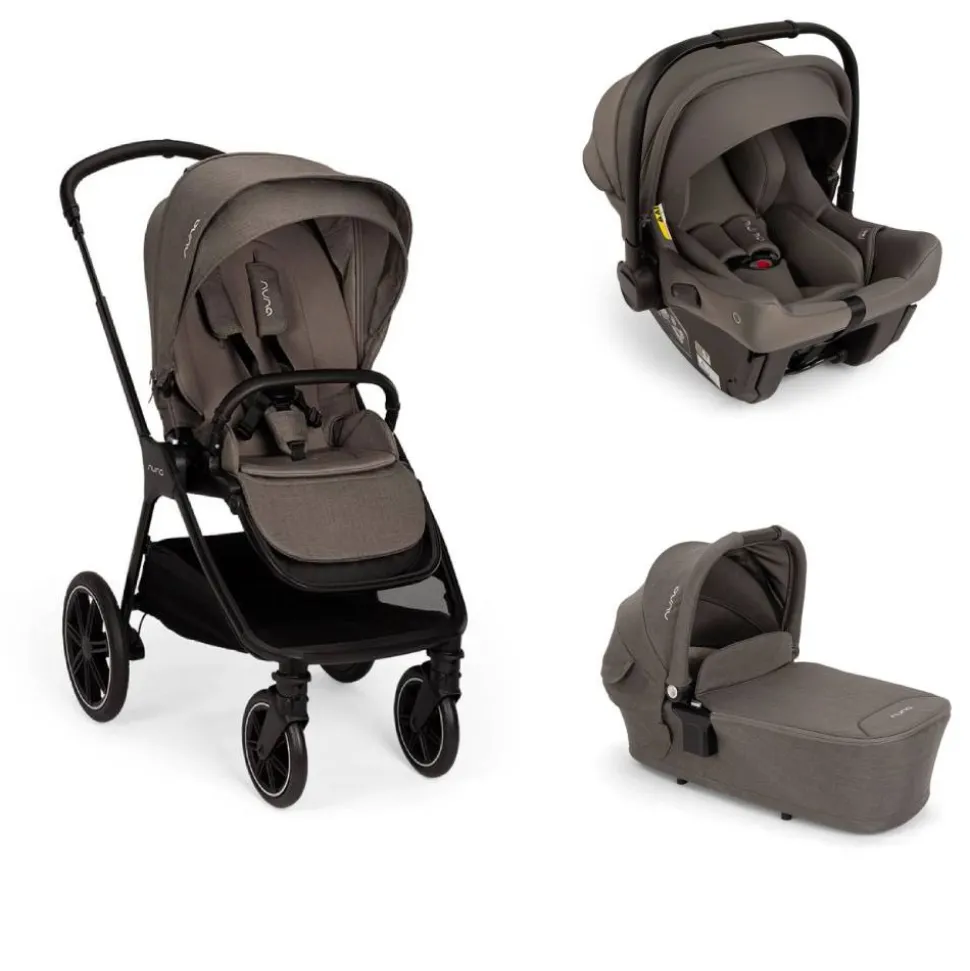 Poussette trio triv lx + siège auto pipa urbn + nacelle lytl thunder