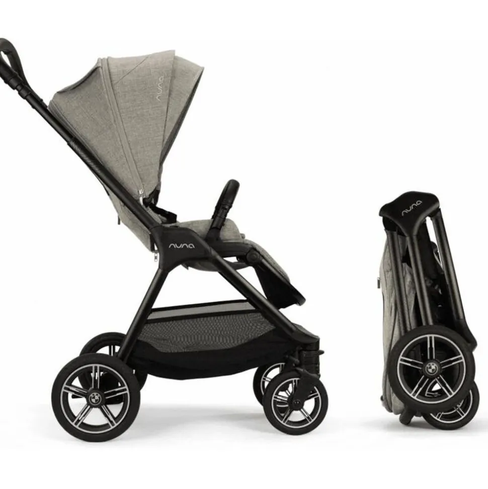 Poussette trio triv next graphene + siège auto arra flex thunder + nacelle lytl graphene - collection bmw