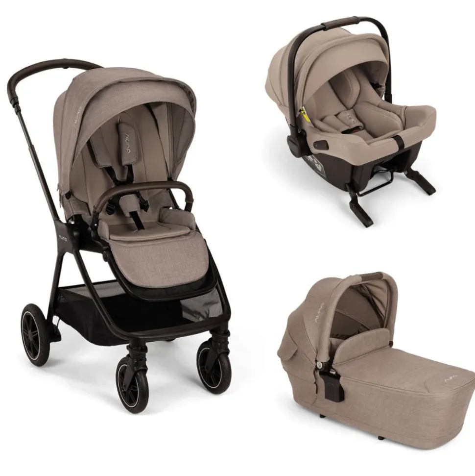 Poussette trio triv next + siège auto pipa urbn + nacelle lytl cedar