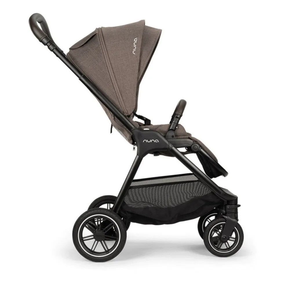 Poussette trio triv next + siège auto arra flex + nacelle lytl chestnut