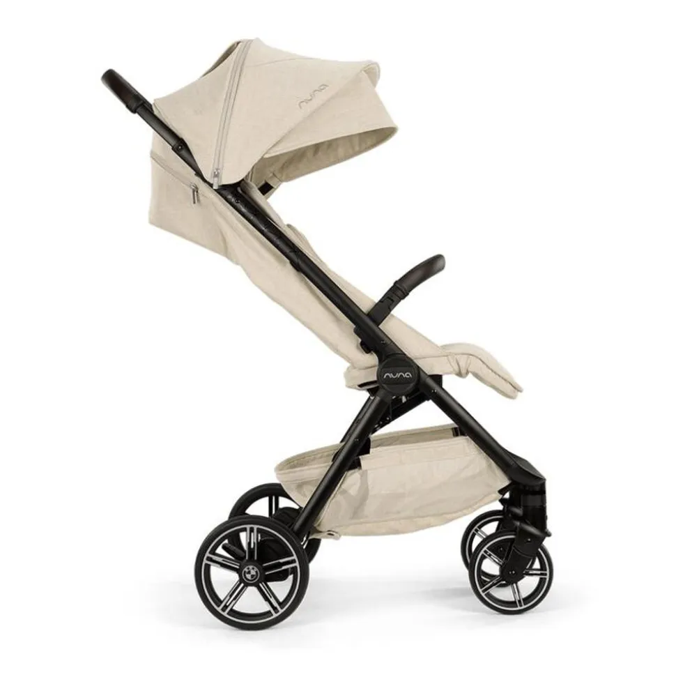 Poussette trio trvl lx mica + siège auto pipa next biscotti + nacelle lytl biscotti - collection bmw