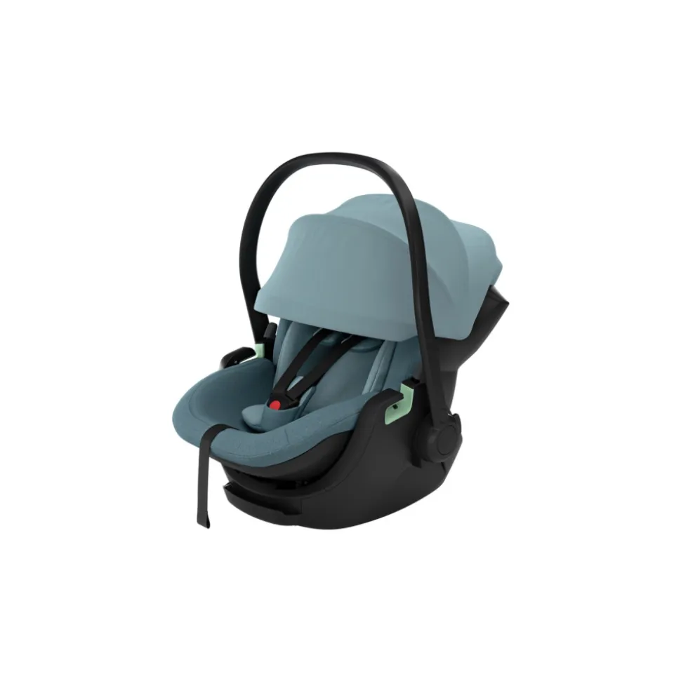 Poussette trio urban glide 3 mid blue + siège auto maple mid blue + nacelle urban glide mid blue