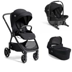 Poussette trio valora + siège auto sprint r129 + nacelle ramble xl eclipse