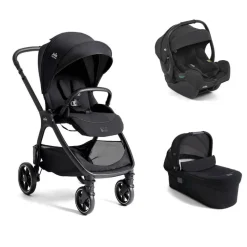 Poussette trio valora + siège auto i-gemm 3 raven + nacelle ramble xl eclipse