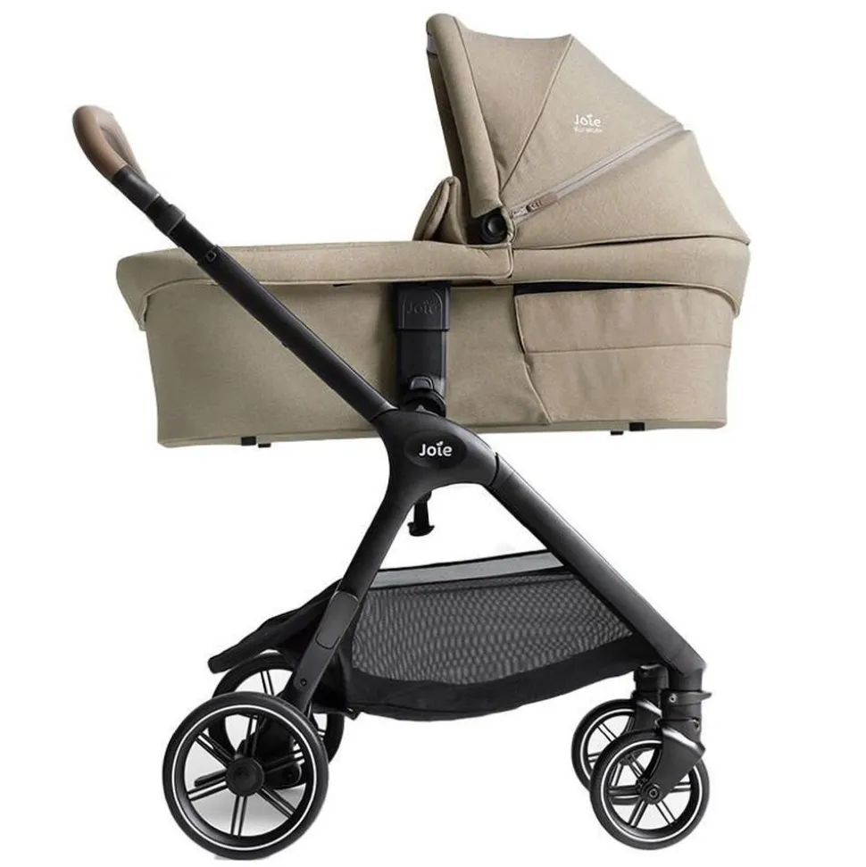 Poussette trio valora + siège auto i-snug 2 cashew + nacelle ramble xl sandstone
