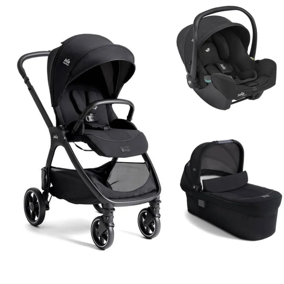 Poussette trio valora + siège auto i-snug 2 raven + nacelle ramble xl eclipse