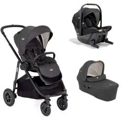 Poussette trio versatrax shale + siège auto sprint eclipse + nacelle ramble xl shale noir
