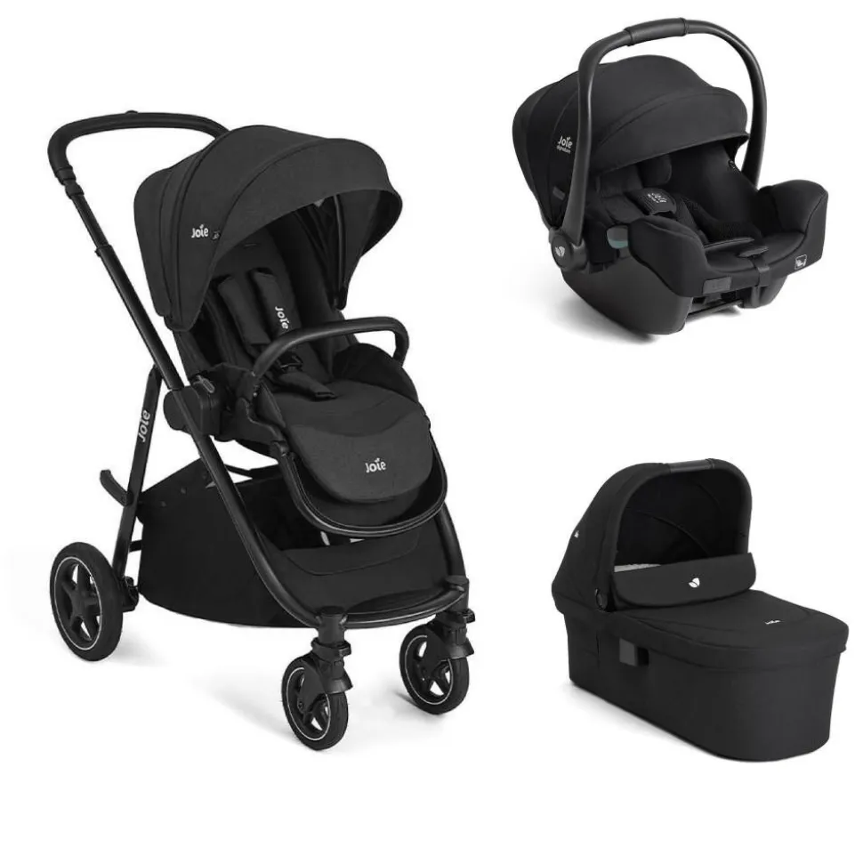 Poussette trio versatrax + siège auto i-starter eclipse + nacelle ramble xl raven