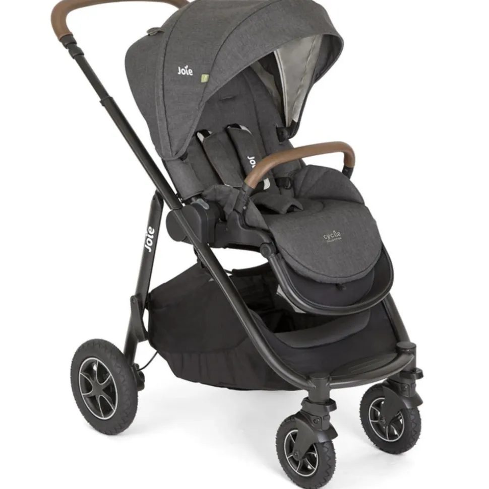 Poussette trio versatrax + siège auto i-snug 2 + nacelle ramble xl shell gray gris