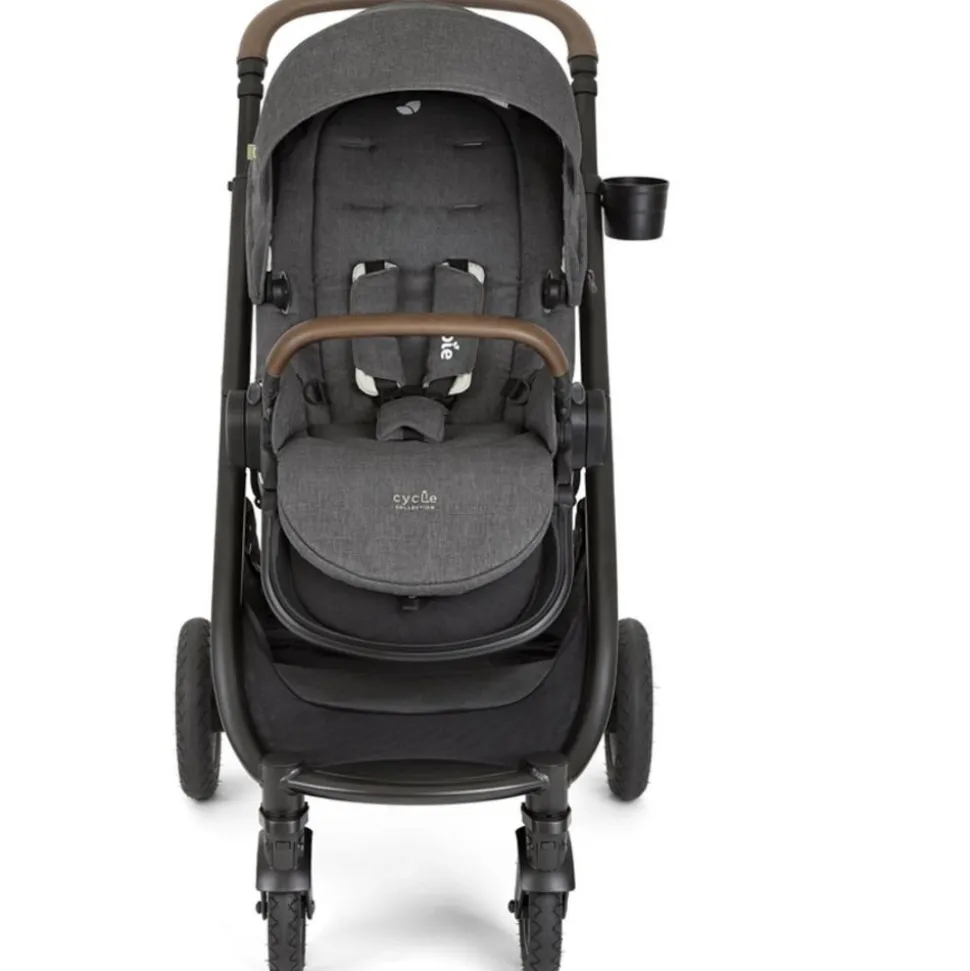 Poussette trio versatrax + siège auto i-snug 2 + nacelle ramble xl shell gray gris