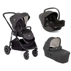 Poussette trio versatrax + siège auto i-snug 2 + nacelle ramble xl noir