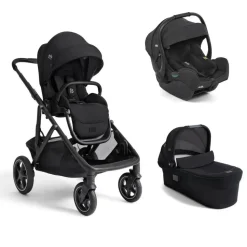 Poussette trio versiti + siège auto i-gemm 3 raven + nacelle ramble xl eclipse