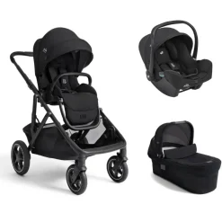 Poussette trio versiti + siège auto i-snug 2 raven + nacelle ramble xl eclipse