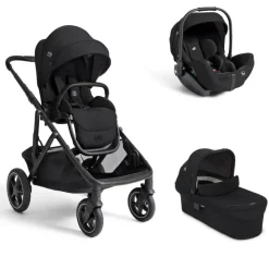 Poussette trio versiti + siège auto i-level pro + nacelle ramble xl signature eclipse noir