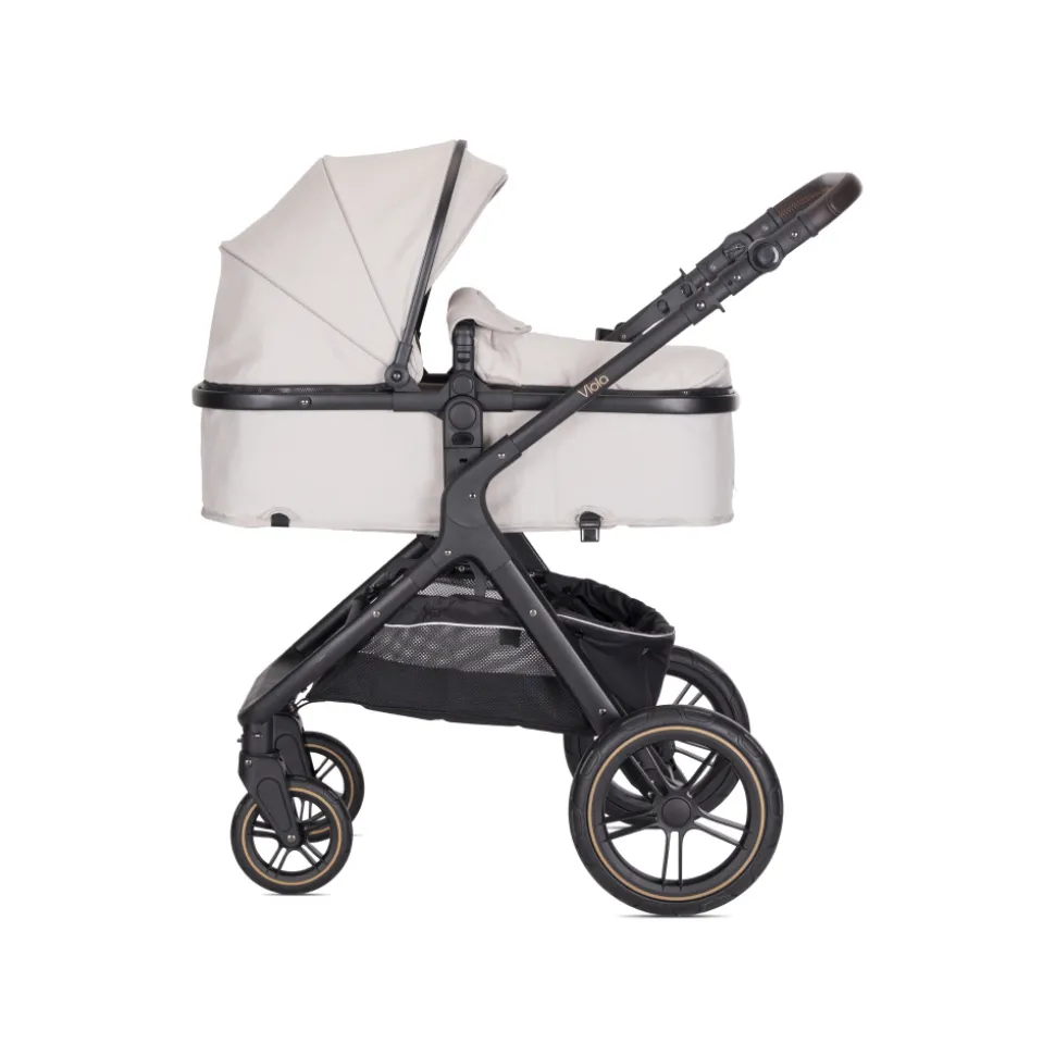 Poussette trio viola beige avec siège auto spirit
