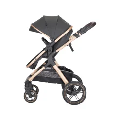 Poussette trio viola noir avec siège auto spirit