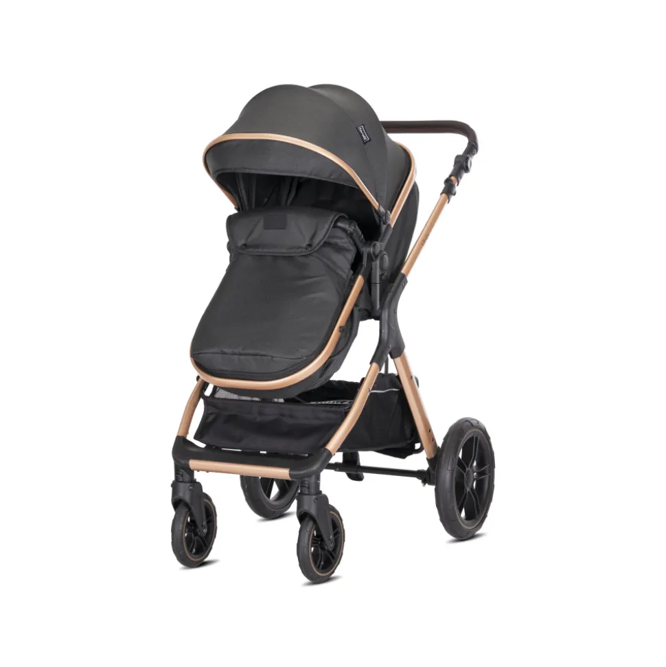 Poussette trio viola noir avec siège auto spirit