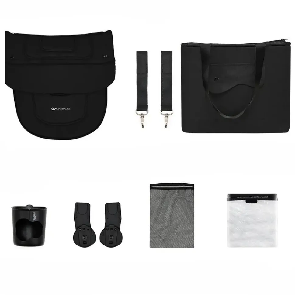 Poussette trio yoxi 3 en1 pure black