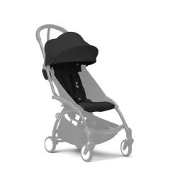 Poussette trio yoyo 3 - châssis noir pack 6+ siège auto izi go modular x2 by besafe + nacelle noir