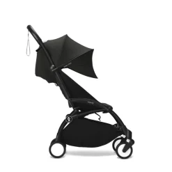 Poussette trio yoyo 3 - châssis noir pack 0+ & 6+ noir + siège auto izi go modular x2 by besafe