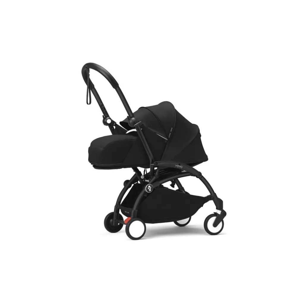 Poussette trio yoyo 3 - châssis noir pack 0+ & 6+ noir + siège auto izi go modular x2 by besafe