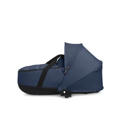 Poussette trio yoyo 3 pack 6+ et siège auto aton b2 black + nacelle yoyo - chassis noir - bleu air france