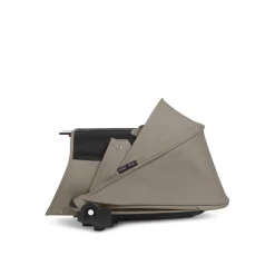 Poussette trio yoyo 3 pack 6+ + siège auto cloud t plus beige + nacelle yoyo - châssis blanc - taupe