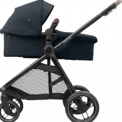 Poussette trio zelia 3 essential graphite + siège auto cabriofix i-size + nacelle