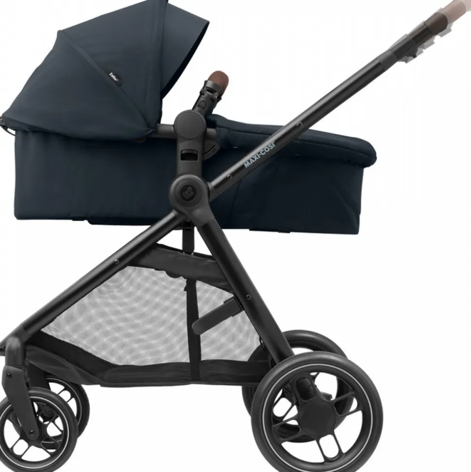 Poussette trio zelia 3 essential graphite + siège auto cabriofix i-size + nacelle