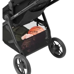 Poussette trio zelia 3 essential black + siège auto cabriofix i-size + nacelle
