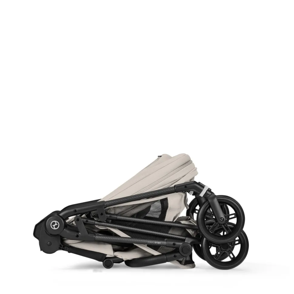 Poussette ultra légère melio carbon 6 dune grey