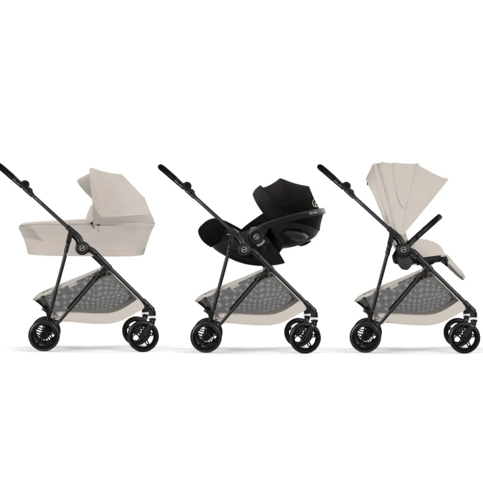 Poussette ultra légère melio carbon 6 dune grey