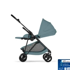 Poussette ultra légère melio carbon 6 stormy blue